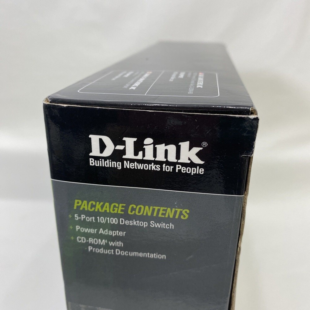 Switch D-Link Ethernet Gigabit 5 Port DES1105 External Ethernet 10/100 Complete - Picture 6 of 7